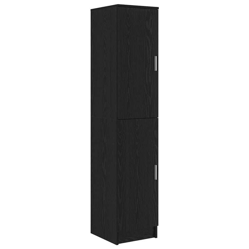 vidaXL Tárolóval rendelkező íróasztal 2 pcs Musta tammi Faanyag