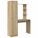 vidaXL Asztal 2 pcs Sonoma tölgy