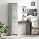 vidaXL Asztal 2 pcs Beton Szürke