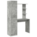 vidaXL Asztal 2 pcs Beton Szürke