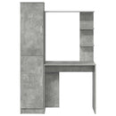 vidaXL Asztal 2 pcs Beton Szürke