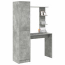 vidaXL Asztal 2 pcs Beton Szürke