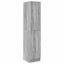 vidaXL Tárolóval rendelkező íróasztal polcokkal 2 pcs Szürke sonoma