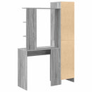 vidaXL Asztal 2 pcs Szürke Sonoma