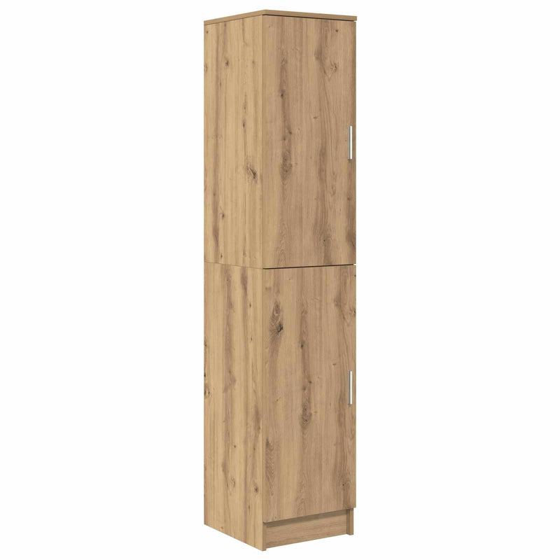 vidaXL Tárolóval rendelkező íróasztal 2 pcs kézműves tölgy Faanyag