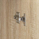 vidaXL Tárolóval rendelkező íróasztal polcokkal 2 pcs Sonoma tölgy