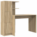 vidaXL Asztal 2 pcs Sonoma tölgy