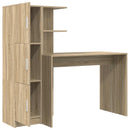 vidaXL Asztal 2 pcs Sonoma tölgy