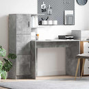 vidaXL Asztal 2 pcs Beton Szürke