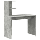 vidaXL Asztal 2 pcs Beton Szürke