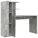 vidaXL Asztal 2 pcs Beton Szürke