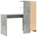 vidaXL Asztal 2 pcs Beton Szürke