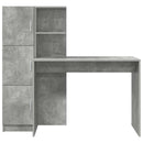 vidaXL Asztal 2 pcs Beton Szürke