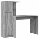 vidaXL Asztal 2 pcs Szürke Sonoma