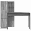 vidaXL Asztal 2 pcs Szürke Sonoma