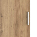 vidaXL Tárolóval rendelkező íróasztal polcokkal 2 pcs kézműves tölgy