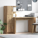 vidaXL Asztal Artisan tölgy 133.5 x 50 x 124 cm 2 db