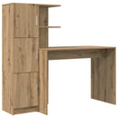 vidaXL Asztal Artisan tölgy 133.5 x 50 x 124 cm 2 db