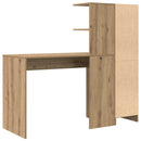 vidaXL Asztal Artisan tölgy 133.5 x 50 x 124 cm 2 db