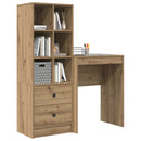 vidaXL Asztal Artisan tölgy 105,5 x 34 x 127 cm 2 db