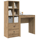 vidaXL Asztal Artisan tölgy 115,5 x 40 x 127 cm 2 db