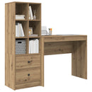 vidaXL Asztal Artisan tölgy 135,5 x 40 x 127 cm 2 db
