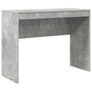 vidaXL Asztal fiókkal polcokkal tárolóval 2 pcs Beton Szürke