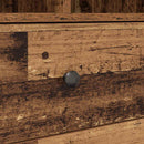 vidaXL Tárolóval rendelkező íróasztal 2 pcs Öreg fa 70 x 50 x 76 cm