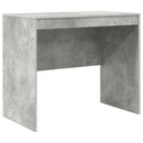 vidaXL Asztal fiókkal polcokkal tárolóval 2 pcs Beton Szürke