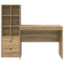 vidaXL Asztal Artisan tölgy 145.5 x 50 x 127 cm 2 db