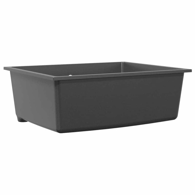 vidaXL Konyhai mosogató Szürke 54 x 44 x 20 cm Gránit