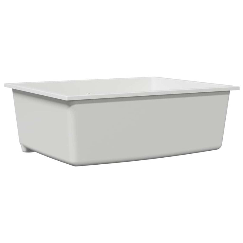 vidaXL Konyhai mosogató Fehér 54 x 44 x 20 cm Gránit