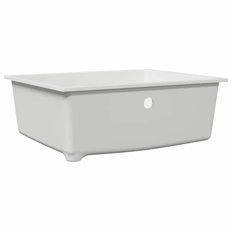 vidaXL Konyhai mosogató Fehér 54 x 44 x 20 cm Gránit