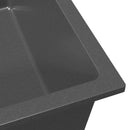 vidaXL Konyhai mosogató Szürke 38 x 44 x 20 cm Gránit