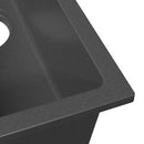 vidaXL Konyhai mosogató Szürke 21 x 44 x 14 cm Gránit