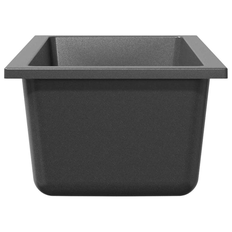 vidaXL Konyhai mosogató Szürke 21 x 44 x 14 cm Gránit
