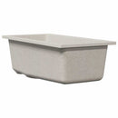 vidaXL Konyhai mosogató Bézs 21 x 44 x 14 cm Gránit