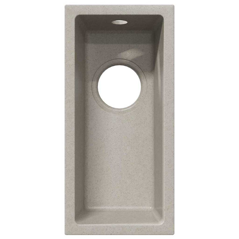 vidaXL Konyhai mosogató Bézs 21 x 44 x 14 cm Gránit