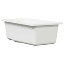 vidaXL Konyhai mosogató Fehér 21 x 44 x 14 cm Gránit
