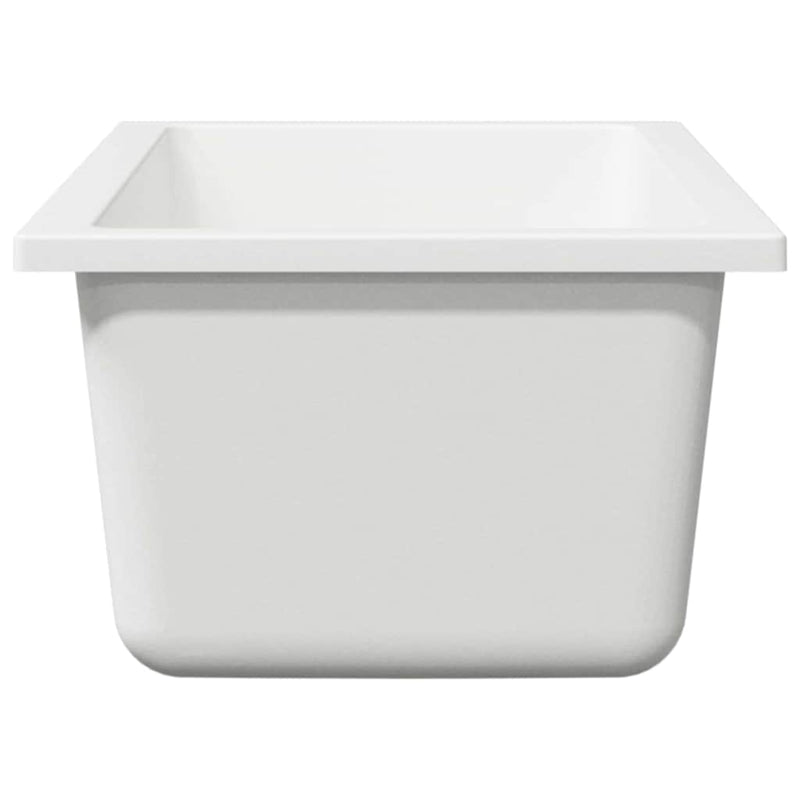 vidaXL Konyhai mosogató Fehér 21 x 44 x 14 cm Gránit