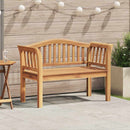 vidaXL pad Barna 120 x 53,5 x 85 cm Tömör tíkfa