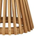 vidaXL Oldal asztal Barna 50 x 50 x 49,5 cm Tömör Teakfa