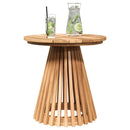 vidaXL Oldal asztal Barna 50 x 50 x 49,5 cm Tömör Teakfa