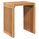 vidaXL Kerti Oldal Asztal 3 pcs Barna 33 x 44,5 x 51 cm Tömör Teakfa