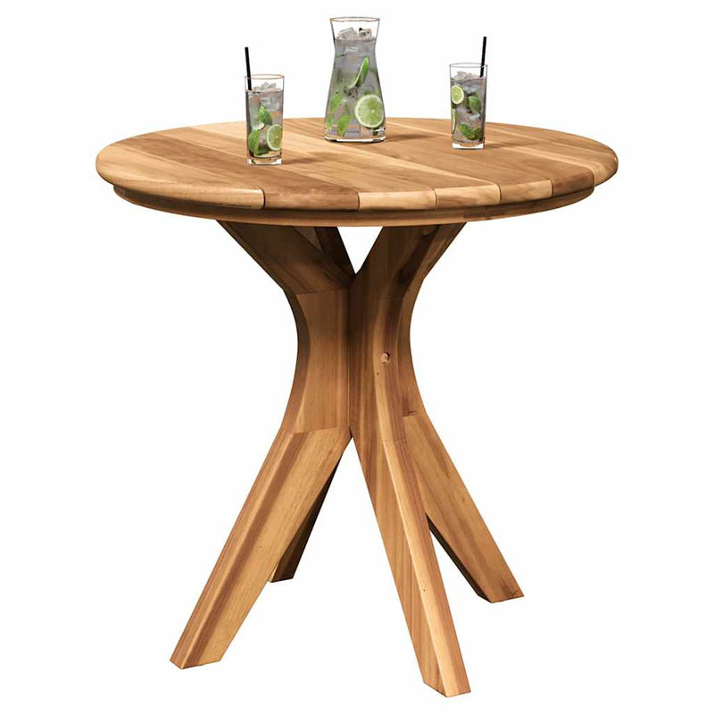vidaXL Dohányzóasztal Barna 55 x 55 x 51 cm Tömör tíkfa