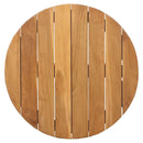 vidaXL Oldal asztal Barna 55 x 55 x 51 cm Tömör Teakfa