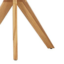 vidaXL Bisztróasztal Barna 70 x 70 x 75 cm Tömör tíkfa