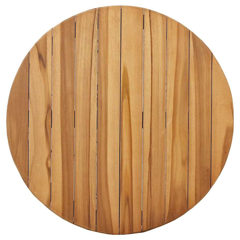vidaXL Bisztróasztal Barna 70 x 70 x 75 cm Tömör tíkfa