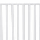 vidaXL Kerti pad Fehér 104 x 54 x 93cm Acél