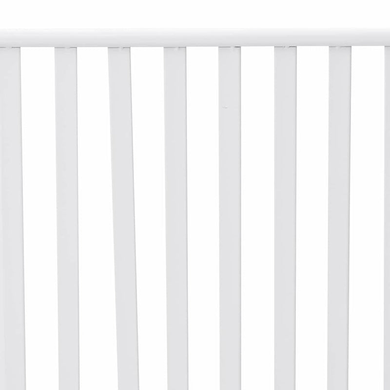 vidaXL Kerti pad Fehér 104 x 54 x 93cm Acél